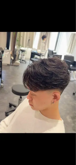 ショート パーマ メンズ メンズパーマ特化 美容師kouyaのヘアスタイル