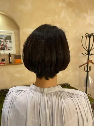 ショート ボブ ホノカのヘアスタイル
