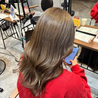 セミロング 山本 望理/レイヤー /縮毛矯正のヘアスタイル