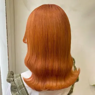 カラー ヘアメイク アン/ ブリーチカラーのヘアスタイル