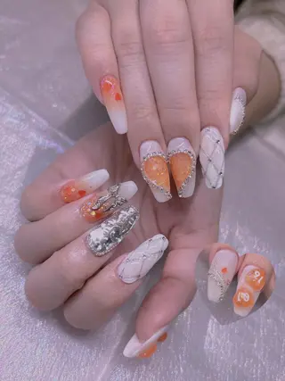 ネイル 長さだし専門店 M2　rikaのネイルデザイン