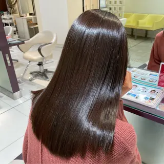 ロング カラー まるやま ひなこ/艶髪カラーのヘアスタイル