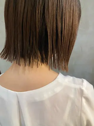 ショート カラー パーマ 波巻きスパイラルパー マ/シャドウパーマ駿のヘアスタイル