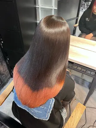 ロング 🫐ハイトーンカラー RIRIKA🌻のヘアスタイル