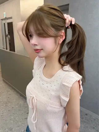 セミロング 髙杉 心のヘアスタイル