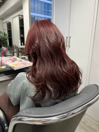 ロング 中塚 花果のヘアスタイル