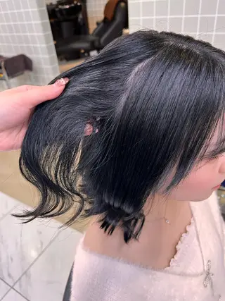 ミディアム カラー 💖札幌カラー 指名No.1💖玲奈のヘアスタイル