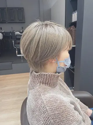 カラー レイヤー/くびれ/ 縮毛/チェレ金剛のヘアスタイル