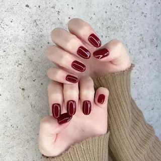 セミロング カラー パーマ ヘアアレンジ メンズ キッズ ネイル マツエク・マツパ Salon Ｋのネイルデザイン