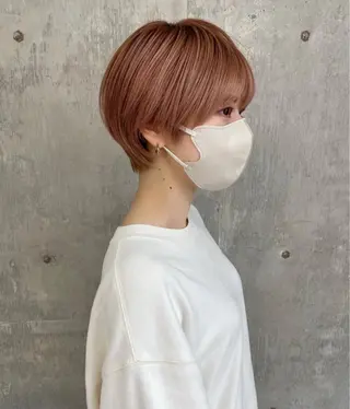 ショート カラー 髪質改善カラー🦋 レイヤー/ナカネのヘアスタイル