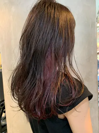 ロング カラー なかの たくみのヘアスタイル