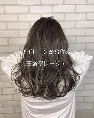 セミロング カラー HIRO. ★のヘアスタイル