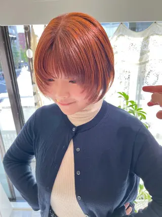 ショート カラー Memories 銀座のヘアスタイル