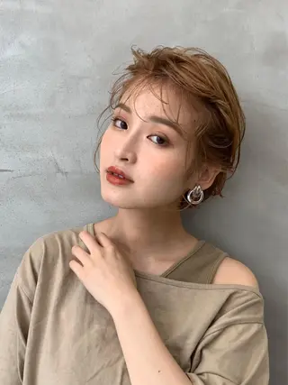 ショート 🌿似合わせ透明感 カラー松本朋幸🌿のヘアスタイル