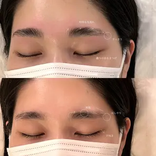 マツエク・マツパ アイブロウ GO TODAY SHAiRE SALON Vellmie店所属・吉祥寺kasumi 🌛eye/browのマツエク・マツパデザイン