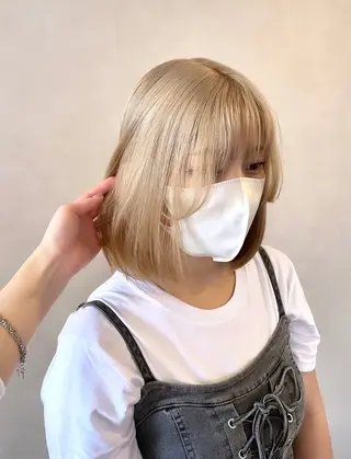 ミディアム カラー 柔らかhair🤍 Rinaのヘアスタイル