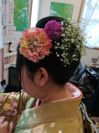 ロング 加藤 千秋のヘアスタイル