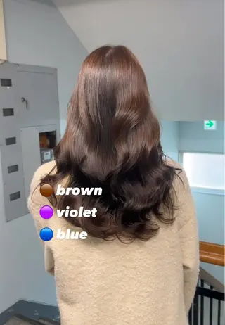 ロング カラー レイヤーカット× 髪質改善カラー 片山のヘアスタイル