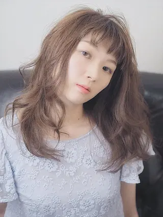 ロング カラー ヘアアレンジ 坂本 直樹のヘアスタイル
