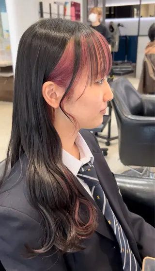 カラー 立川/ハイトーン/ 髪質改善/田中柚のヘアスタイル