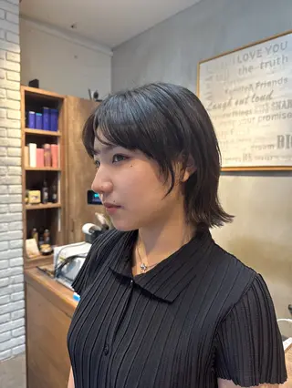 ショート 暖色カラー🤎Red Neo meiのヘアスタイル