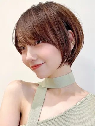 ショート 小顔ショート🌿 Say.石川葵のヘアスタイル