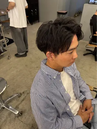 ショート パーマ メンズ メンズ専門サロン wokeのヘアスタイル