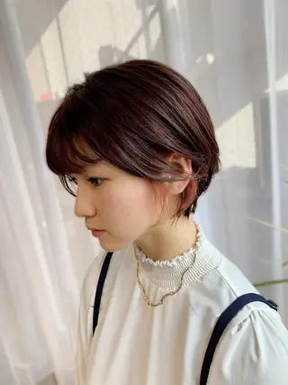 ショート 西田 愛華のヘアスタイル