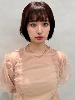 ショート カラー ショート✂️ボブ✂️ 💎Ash茗荷谷💎のヘアスタイル