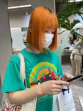 ショート カラー ヘアアレンジ 早瀬裕之 パーマのヘアスタイル
