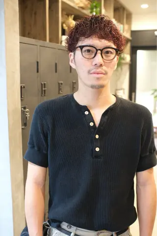 ショート パーマ ill/ダブルカラー 髪質改善/小島のヘアスタイル