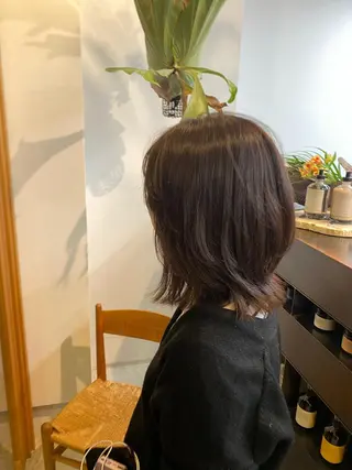 ミディアム カラー うる艶ヘア♡韓国好き 透明感　shotaのヘアスタイル