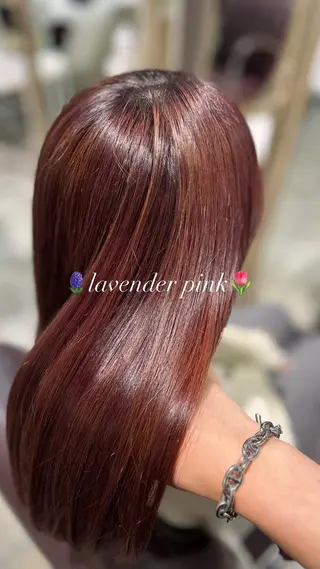 ロング カラー フェザーパーマ🌙 毛流れ yuzukiのヘアスタイル