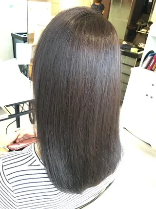 ミディアム カラー 金子 富士のヘアスタイル