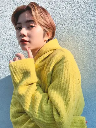 ショート カラー APPiiS所属・丸茂 聖名のヘアスタイル