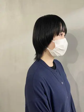 ショート 柏 ウルフ/レイヤー 田中佐和🐺のヘアスタイル