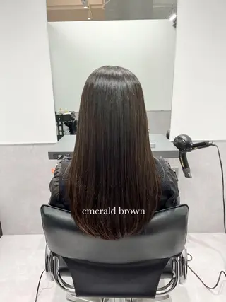 ロング カラー レイヤー/髪質改善/ 美髪矯正/手塚凌のヘアスタイル