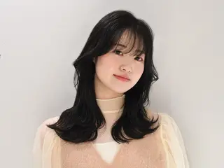 ミディアム 美容師 ムカイユタカのヘアスタイル