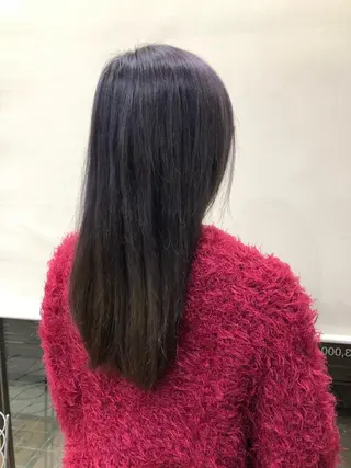 セミロング カラー 小野 遥南のヘアスタイル