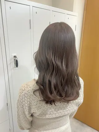 セミロング カラー collet矢島/ ブリーチ/レイヤーのヘアスタイル