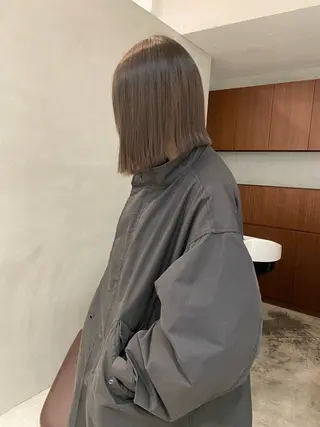 カラー 表参道/ボブカット 岩倉稜真のヘアスタイル