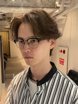 ショート カラー パーマ 🔱メンズパーマ特化 🔱山下和輝のヘアスタイル