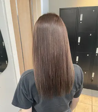 セミロング miku/天神 艶カラーのヘアスタイル