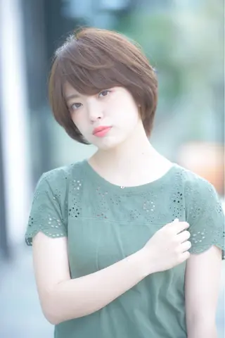 ショート カラー 今井 三智也のヘアスタイル
