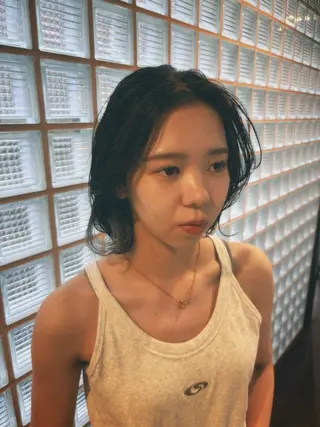 ミディアム カラー モトハシ マサキのヘアスタイル