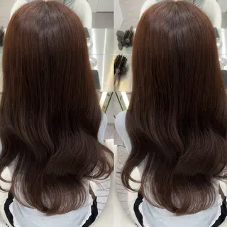 ロング カラー Hisa🤍新宿/髪 質改善🫧艶カラーのヘアスタイル