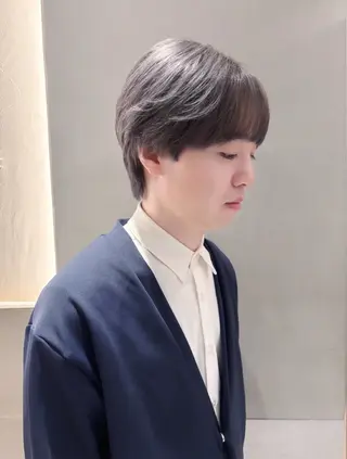 カラー メンズ ワンホン/韓国ヘア 🤍amiのヘアスタイル
