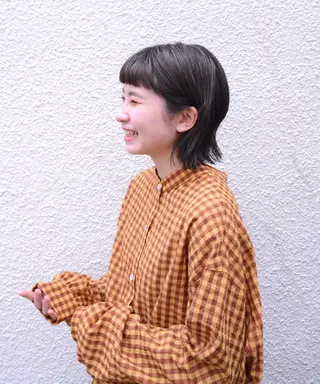 ショート カラー すみとも るなのヘアスタイル