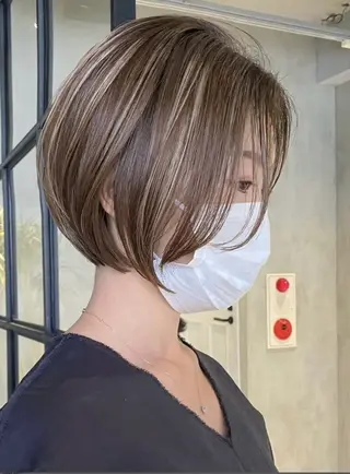 カラー 渡邉 里葉のヘアスタイル