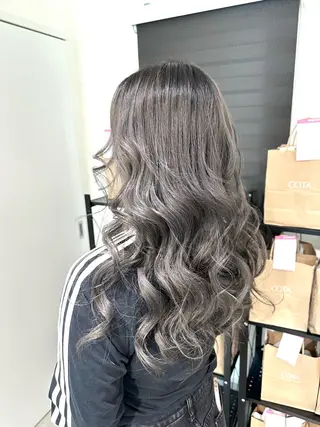 ロング カラー 加藤 佑二のヘアスタイル